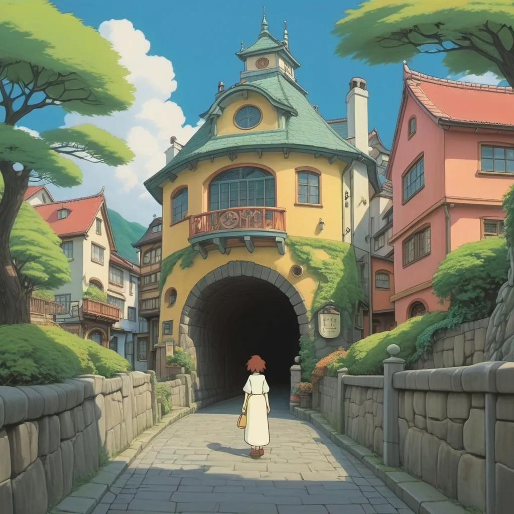 Prompt: Create this image into Ghibli studio 