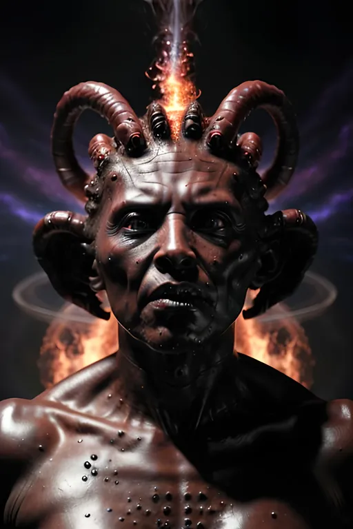 Prompt: hd 4k nebula eruption out of time warp cosmoses black hole fuse with consciousness and moments, memories of life inside demon head detail Generation 12k Real HD Live Quality extremely detailed Lifelike, Authentic, Genuine, Photorealistic, Hyper-realistic, True-to-life, Natural-looking, Authentic, Realistic, Hyper graphical