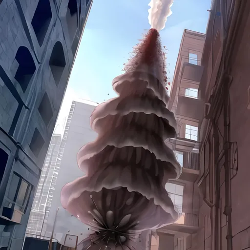 Prompt: New superhero sewer themed creates fecal matter tornado