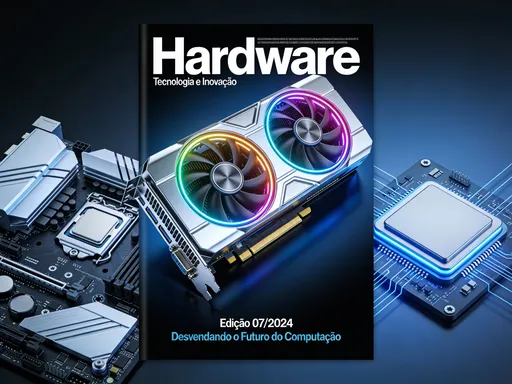 Prompt: crie uma capa de materia " hardware
