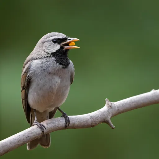 Prompt: A bird break