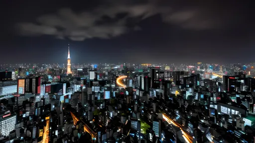 Prompt: tokyo cityscape at night raining