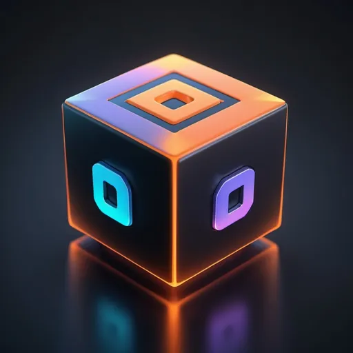 Prompt: (Discord logo with the default cube from Blender), ultra-detailed, high definition, vibrant colors, cinematic lighting, futuristic style, glowing edges, soft orange color tones, abstract background, digital art, sleek and polished, 4K, atmospheric, visually striking, professional design, intricate details, modern aesthetics, visually captivating composition