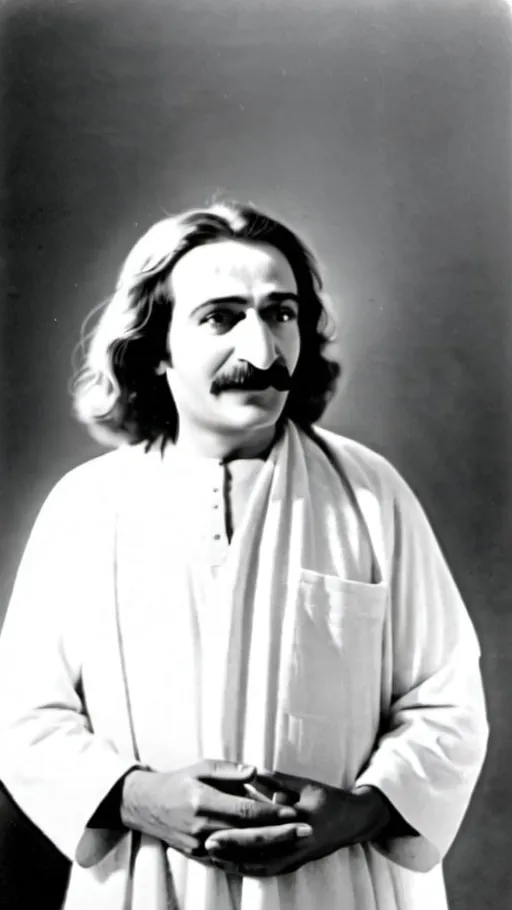 Prompt: Meher baba looking like God jesus