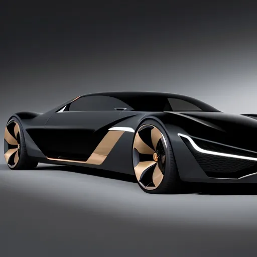 Prompt: luxurious futurist car