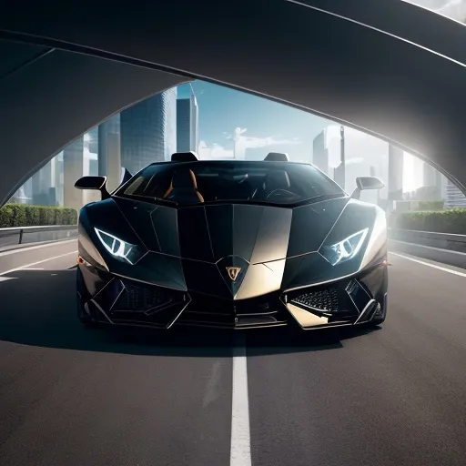 Prompt: bruce wayne ((billionaire )) with a very powerful and very stylish Lamborghini sitting in the car with the front door open vertically 254k UHD