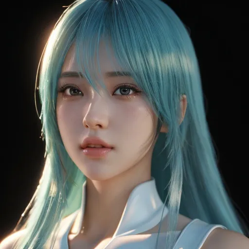 Prompt: woman , miku hatsune , sakura , real , human , ultrarealistic, perfect face, ultrafuturistic background Illustration by Makoto shinkai. heavenly beauty, 128k, 50mm, f/1. 4, high detail, sharp focus, perfect anatomy, highly detailed, detailed and high quality background, oil painting, digital painting, Trending on artstation, UHD, 128K, quality, Big Eyes, artgerm, highest quality stylized character concept masterpiece, award winning digital 3d, hyper-realistic, intricate, 128K, UHD, HDR, image of a gorgeous, beautiful, dirty, highly detailed face, hyper-realistic facial features, cinematic 3D volumetric, 3D anime girl, Full HD render + immense detail + dramatic lighting + well lit + fine | ultra - detailed realism, full body art, lighting, high - quality, engraved, ((photorealistic)), ((hyperrealistic))