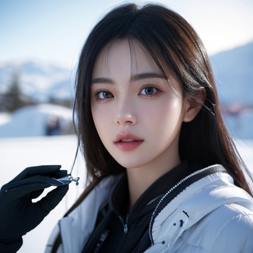 Prompt:  women doing snowboard in mountain snow make-up
Heavenly beauty, 256k, 100cm, f/1. 10, high detail, sharp focus, perfect anatomy, highly detailed, detailed and high quality background, oil painting, digital painting, Trending on artstation, UHD, 128K, quality, Big Eyes, artgerm, highest quality stylized character concept masterpiece, award winning digital 3d, hyper-realistic, intricate, 256K, UHD, HDR, image of a gorgeous, beautiful, dirty, highly detailed face, hyper-realistic facial features, cinematic 3D volumetric,ultrarealistic, perfect face, ultrafuturistic background Illustration by Makoto shinkai. heavenly beauty, 256k, 50mm, f/1. 4, high detail, sharp focus, perfect anatomy, highly detailed, detailed and high quality background, digital painting, Trending on artstation, UHD, 128K, quality, Big Eyes, artgerm, highest quality stylized character concept masterpiece, award winning digital 4d, hyper-realistic, intricate, 256K, UHD, HDR, image of a gorgeous, beautiful, dirty, highly detailed face, hyper-realistic facial features, cinematic 4D volumetric, 4D anime girl, Full HD render + immense detail + dramatic lighting + well lit + fine | ultra - detailed realism, full body art, lighting, high - quality, engraved, ((photorealistic)), ((hyperrealistic))