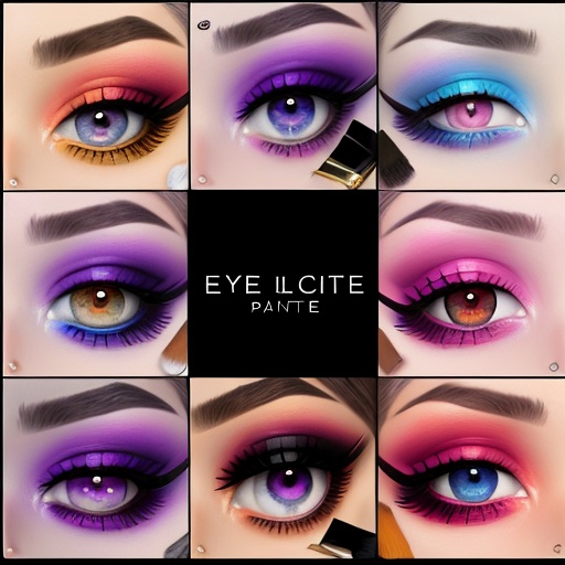 Prompt: 
eye makeup palette