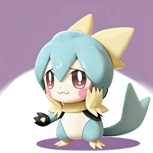 Prompt: create me a cute pokemon