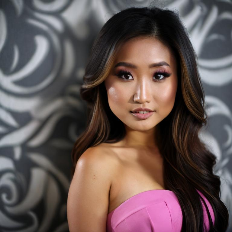 Prompt: brenda song

Capture a precise, professional-grade in the highest possible quality photography . she wears light clothes The background is a dark nightclub, in which she dances heavenly beauty, 128k, 50mm, f/1. 4, high detail, sharp focus, perfect anatomy, highly detailed, detailed and high quality background, oil painting, digital painting, Trending on artstation, UHD, 128K, quality, Big Eyes, artgerm, highest quality stylized character concept masterpiece, award winning digital 3d, hyper-realistic, intricate, 128K, UHD, HDR, image of a gorgeous, beautiful, dirty, highly detailed face, hyper-realistic facial features, cinematic 3D volumetric, illustration by Marc Simonetti, Carne Griffiths, Conrad Roset, 3D anime girl, Full HD render + immense detail + dramatic lighting + well lit + fine | ultra - detailed realism, full body art, lighting, high - quality, engraved, ((photorealistic)), ((hyperrealistic)), ((perfect eyes)), ((perfect skin)), ((perfect hair))