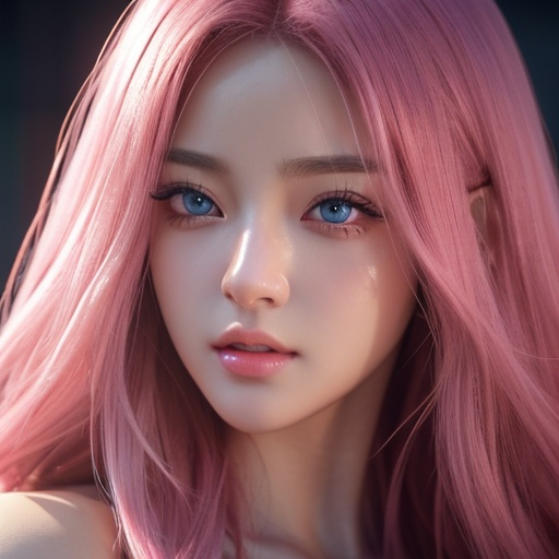 Prompt: a siren , woman, smooth soft skin, big dreamy eyes, black eye liner, pink long big lashes, fake eyelashes, beautiful intricate colored pink raspberry hair, symmetrical, anime wide eyes, soft lighting, detailed face, by makoto shinkai, stanley artgerm lau, wlop, rossdraws, , looking into camera 
Heavenly beauty, 256k, 100cm, f/1. 10, high detail, sharp focus, perfect anatomy, highly detailed, detailed and high quality background, oil painting, digital painting, Trending on artstation, UHD, 128K, quality, Big Eyes, artgerm, highest quality stylized character concept masterpiece, award winning digital 3d, hyper-realistic, intricate, 256K, UHD, HDR, image of a gorgeous, beautiful, dirty, highly detailed face, hyper-realistic facial features, cinematic 4D volumetric,ultrarealistic, perfect face, ultrafuturistic background heavenly beauty, 256k, 100cm, f/1. 10, high detail, sharp focus, perfect anatomy, highly detailed, detailed and high quality background, digital painting, Trending on artstation, UHD, 128K, quality, Big Eyes, artgerm, highest quality stylized character concept masterpiece, award winning digital 4d, hyper-realistic, intricate, 256K, UHD, HDR, image of a gorgeous, beautiful, dirty, highly detailed face, hyper-realistic facial features, cinematic 4D volumetric, 4D anime girl, Full HD render + immense detail + dramatic lighting + well lit + fine | ultra - detailed realism, full body art, lighting, high - quality, engraved, ((photorealistic)), ((hyperrealistic))