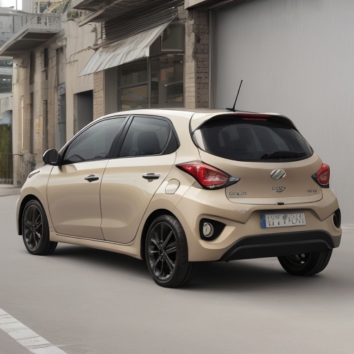 Prompt: a hyundai  i10 2023 car ultra-design nacred color 