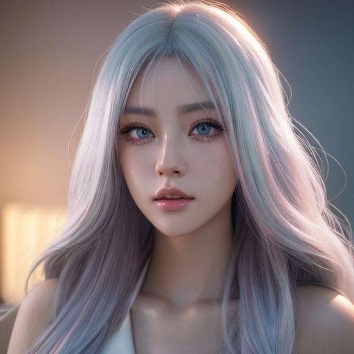 Prompt: a siren , woman, smooth soft skin, big dreamy eyes, black eye liner, pink long big lashes, fake eyelashes, beautiful intricate colored white hair, symmetrical, anime wide eyes, soft lighting, detailed face, by makoto shinkai, stanley artgerm lau, wlop, rossdraws, , looking into camera 
Heavenly beauty, 256k, 100cm, f/1. 10, high detail, sharp focus, perfect anatomy, highly detailed, detailed and high quality background, oil painting, digital painting, Trending on artstation, UHD, 128K, quality, Big Eyes, artgerm, highest quality stylized character concept masterpiece, award winning digital 3d, hyper-realistic, intricate, 256K, UHD, HDR, image of a gorgeous, beautiful, dirty, highly detailed face, hyper-realistic facial features, cinematic 4D volumetric,ultrarealistic, perfect face, ultrafuturistic background heavenly beauty, 256k, 100cm, f/1. 10, high detail, sharp focus, perfect anatomy, highly detailed, detailed and high quality background, digital painting, Trending on artstation, UHD, 128K, quality, Big Eyes, artgerm, highest quality stylized character concept masterpiece, award winning digital 4d, hyper-realistic, intricate, 256K, UHD, HDR, image of a gorgeous, beautiful, dirty, highly detailed face, hyper-realistic facial features, cinematic 4D volumetric, 4D anime girl, Full HD render + immense detail + dramatic lighting + well lit + fine | ultra - detailed realism, full body art, lighting, high - quality, engraved, ((photorealistic)), ((hyperrealistic))