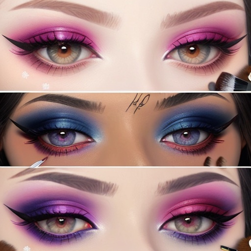 Prompt: 
eye makeup palette