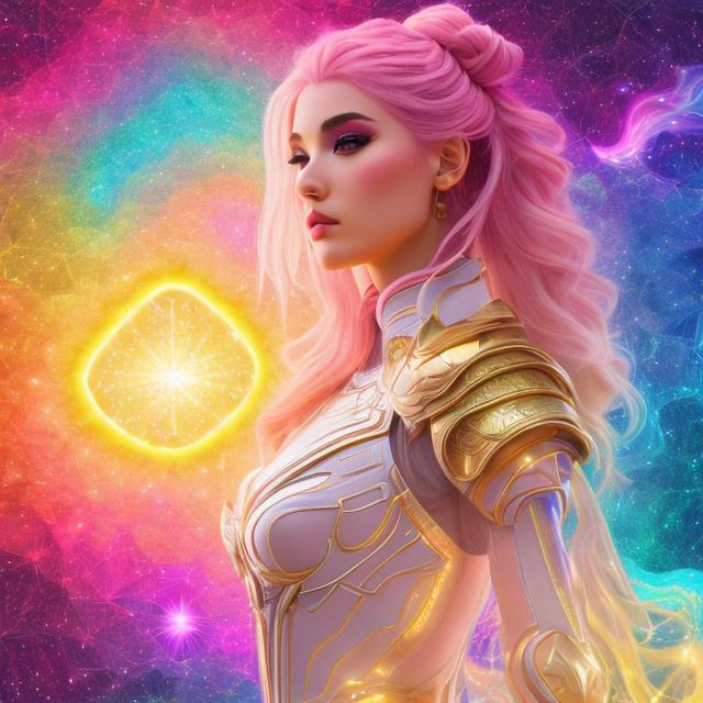 Prompt: women , light armor with big cleavage , lemon ponytail hair , gold  eye  , holographic outfit
, kitsune holographic tail , she as vivid hair

full color fractal Formula: z² + c + (z² + c) / (3z³ + c) background in voronoi sky and phoenix,  1little woman,(masterpiece, illustration, best quality:1.5), insanely beautiful black ice SKADI little woman, ice blue body painting, global illumination, finely detailed, beautiful defined detailed face, beautiful detailed eyes, beautiful detailed shading, highly Detailed body, finely detailed, (3_ice_crystal_halos), tilted halos, full body, body lightly covered with frost, frosty wild hair, ice elements, ice particles, snowy and icy atmosphere, , full body focus, beautifully detailed background, cinematic, 64K, UHD, by Li Yue

Illustration by Makoto shinkai.

heavenly beauty, 128k, 50mm, f/1. 4, high detail, sharp focus, perfect anatomy, highly detailed, detailed and high quality background, oil painting, digital painting, Trending on artstation, UHD, 128K, quality, Big Eyes, artgerm, highest quality stylized character concept masterpiece, award winning digital 3d, hyper-realistic, intricate, 128K, UHD, HDR, image of a gorgeous, beautiful, dirty, highly detailed face, hyper-realistic facial features, cinematic 3D volumetric,  3D anime girl, Full HD render + immense detail + dramatic lighting + well lit + fine | ultra - detailed realism, full body art, lighting, high - quality, engraved, ((photorealistic)), ((hyperrealistic))
