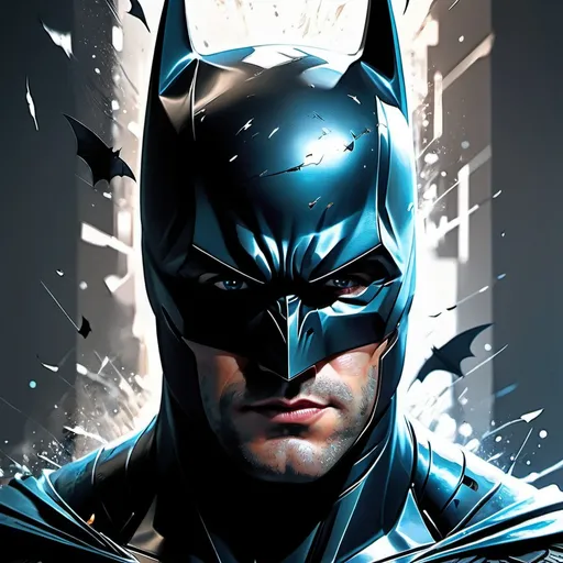 Prompt:  a man batman  illustration by Marc Simonetti Carne Griffiths, Conrad Roset, 3D anime girl, Full HD render + immense detail + dramatic lighting + well lit + fine | ultra - detailed realism, full body art, lighting, high - quality, engraved, ((photorealistic)), ((hyperrealistic)), ((perfect eyes)), ((perfect skin)), ((perfect hair)), ((perfect shadow)), ((perfect light))