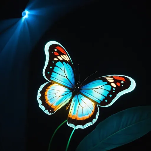 Prompt: a glowy magic Butterfly