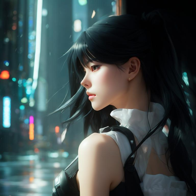 Prompt: woman  , real , human , ultrarealistic, perfect face, ultrafuturistic background

Illustration by Makoto shinkai.

heavenly beauty, 128k, 50mm, f/1. 4, high detail, sharp focus, perfect anatomy, highly detailed, detailed and high quality background, oil painting, digital painting, Trending on artstation, UHD, 128K, quality, Big Eyes, artgerm, highest quality stylized character concept masterpiece, award winning digital 3d, hyper-realistic, intricate, 128K, UHD, HDR, image of a gorgeous, beautiful, dirty, highly detailed face, hyper-realistic facial features, cinematic 3D volumetric,  3D anime girl, Full HD render + immense detail + dramatic lighting + well lit + fine | ultra - detailed realism, full body art, lighting, high - quality, engraved, ((photorealistic)), ((hyperrealistic))