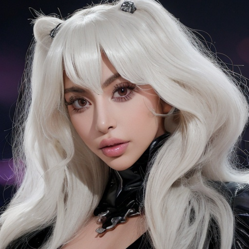 Prompt: Kim Kardashian was lady gaga