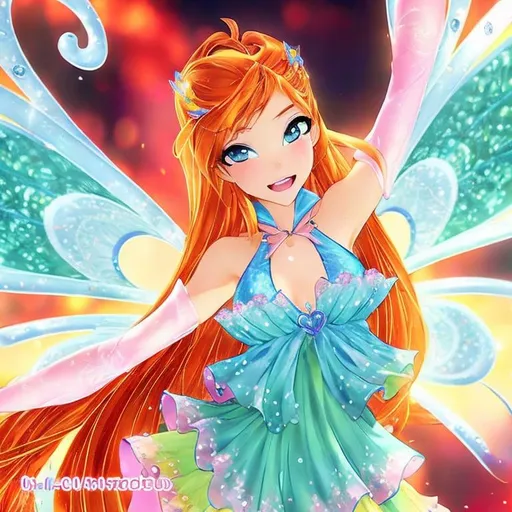 Prompt: bloom , winx club , ultra realism , UHD , perfect anatomy , perfect face , perfect skin

Illustration by Makoto shinkai.

heavenly beauty, 128k, 50mm, f/1. 4, high detail, sharp focus, perfect anatomy, highly detailed, detailed and high quality background, oil painting, digital painting, Trending on artstation, UHD, 128K, quality, Big Eyes, artgerm, highest quality stylized character concept masterpiece, award winning digital 3d, hyper-realistic, intricate, 128K, UHD, HDR, image of a gorgeous, beautiful, dirty, highly detailed face, hyper-realistic facial features, cinematic 3D volumetric,  3D anime girl, Full HD render + immense detail + dramatic lighting + well lit + fine | ultra - detailed realism, full body art, lighting, high - quality, engraved, ((photorealistic)), ((hyperrealistic))