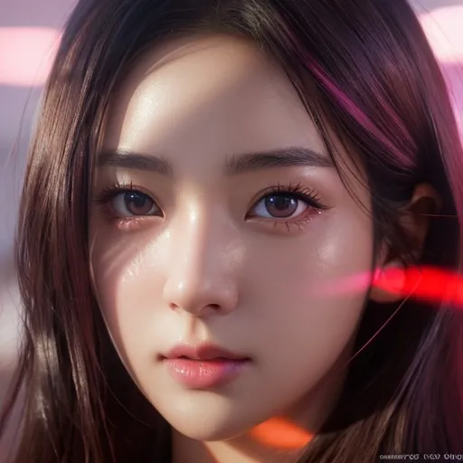 Prompt:  Nezuko Kamado, smooth soft skin, big dreamy eyes, black eye liner, pink long big lashes, fake eyelashes, beautiful intricate colored pink raspberry hair, symmetrical, anime wide eyes, soft lighting, detailed face, by makoto shinkai, stanley artgerm lau, wlop, rossdraws, , looking into camera 
Heavenly beauty, 256k, 100cm, f/1. 10, high detail, sharp focus, perfect anatomy, highly detailed, detailed and high quality background, oil painting, digital painting, Trending on artstation, UHD, 128K, quality, Big Eyes, artgerm, highest quality stylized character concept masterpiece, award winning digital 3d, hyper-realistic, intricate, 256K, UHD, HDR, image of a gorgeous, beautiful, dirty, highly detailed face, hyper-realistic facial features, cinematic 4D volumetric,ultrarealistic, perfect face, ultrafuturistic background heavenly beauty, 256k, 100cm, f/1. 10, high detail, sharp focus, perfect anatomy, highly detailed, detailed and high quality background, digital painting, Trending on artstation, UHD, 128K, quality, Big Eyes, artgerm, highest quality stylized character concept masterpiece, award winning digital 4d, hyper-realistic, intricate, 256K, UHD, HDR, image of a gorgeous, beautiful, dirty, highly detailed face, hyper-realistic facial features, cinematic 4D volumetric, 4D anime girl, Full HD render + immense detail + dramatic lighting + well lit + fine | ultra - detailed realism, full body art, lighting, high - quality, engraved, ((photorealistic)), ((hyperrealistic))