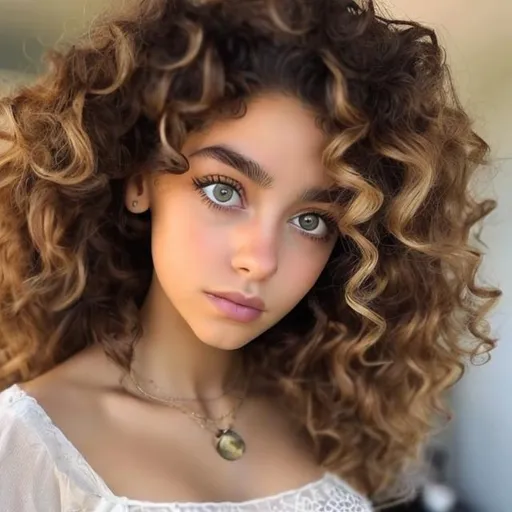 Prompt: Capture a precise, professional-grade in the highest possible quality photography of an curly brown haired young woman. she has a chest size C she wears light clothes
 
((She has long curly brown hair with a red strand.)). ((She has large eyes)). ((She's a little muscular with a tanned skin.)) ((She have large eyelashes, black rock make-up)). ((She's wearing a leather necklace, a white shirt and a red checkered jacket, a shorts grey jean.))((She have a rebellious look.))

The background is a dark nightclub, in which she dances

heavenly beauty, 128k, 50mm, f/1. 4, high detail, sharp focus, perfect anatomy, highly detailed, detailed and high quality background, oil painting, digital painting, Trending on artstation, UHD, 128K, quality, Big Eyes, artgerm, highest quality stylized character concept masterpiece, award winning digital 3d, hyper-realistic, intricate, 128K, UHD, HDR, image of a gorgeous, beautiful, dirty, highly detailed face, hyper-realistic facial features, cinematic 3D volumetric, illustration by Marc Simonetti, Carne Griffiths, Conrad Roset, 3D anime girl, Full HD render + immense detail + dramatic lighting + well lit + fine | ultra - detailed realism, full body art, lighting, high - quality, engraved, ((photorealistic)), ((hyperrealistic)),  ((perfect eyes)), ((perfect skin)), ((perfect hair))