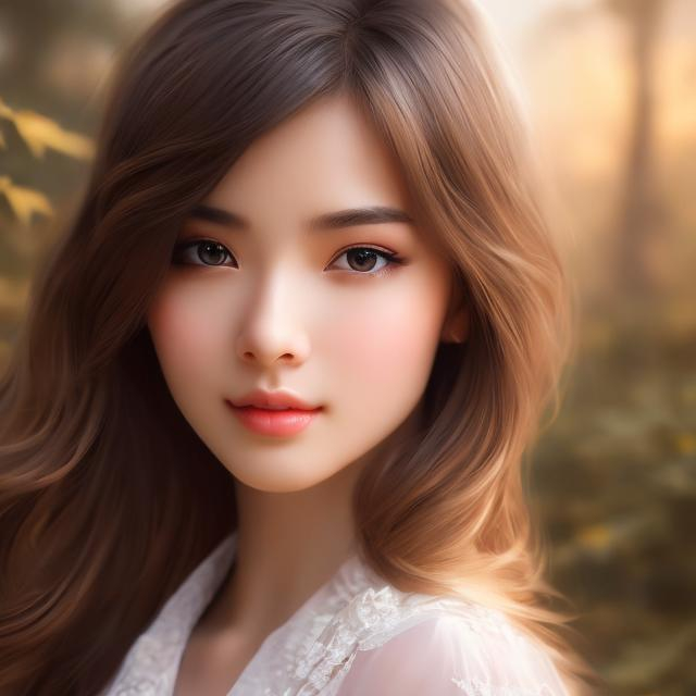 Prompt: a girl portrait heavenly beauty, 128k, 50mm, f/1. 4, high detail, sharp focus, perfect anatomy, highly detailed, detailed and high quality background, oil painting, digital painting, Trending on artstation, UHD, 128K, quality, Big Eyes, artgerm, highest quality stylized character concept masterpiece, award winning digital 3d, hyper-realistic, intricate, 128K, UHD, HDR, image of a gorgeous, beautiful, dirty, highly detailed face, hyper-realistic facial features, cinematic 3D volumetric, illustration by Marc Simonetti, Carne Griffiths, Conrad Roset, 3D anime girl, Full HD render + immense detail + dramatic lighting + well lit + fine | ultra - detailed realism, full body art, lighting, high - quality, engraved, ((photorealistic)), ((hyperrealistic)), ((perfect eyes)), ((perfect skin)), ((perfect hair))