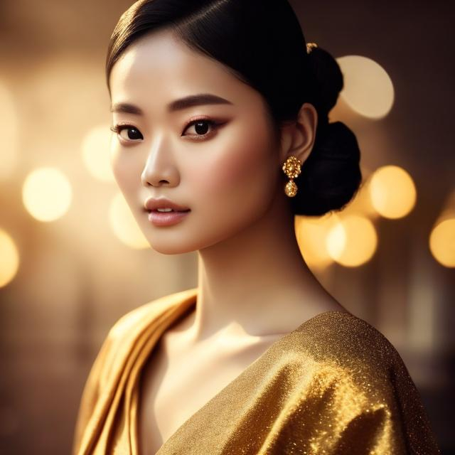 Prompt: pucca Fashion photography, Pulitzer Prize-winning photography, Bokeh, Volumetric Lighting, Golden Hour, Soft natural lighting, and Film gain.portrait heavenly beauty, 128k, 50mm, f/1. 4, high detail, sharp focus, perfect anatomy, highly detailed, detailed and high quality background, oil painting, digital painting, Trending on artstation, UHD, 128K, quality, Big Eyes, artgerm, highest quality stylized character concept masterpiece, award winning digital 3d, hyper-realistic, intricate, 128K, UHD, HDR, image of a gorgeous, beautiful, dirty, highly detailed face, hyper-realistic facial features, cinematic 3D volumetric, illustration by Marc Simonetti, Carne Griffiths, Conrad Roset, 3D anime girl, Full HD render + immense detail + dramatic lighting + well lit + fine | ultra - detailed realism, full body art, lighting, high - quality, engraved, ((photorealistic)), ((hyperrealistic)), ((perfect eyes)), ((perfect skin)), ((perfect hair))