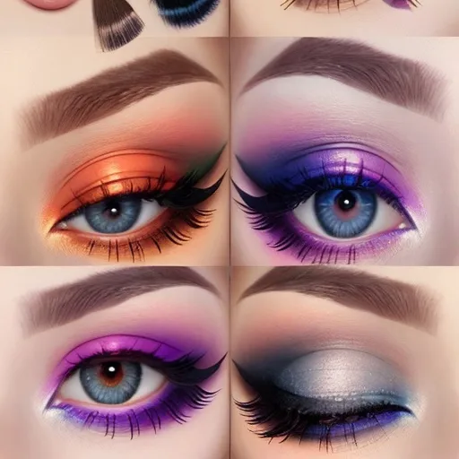 Prompt: 
eye makeup palette