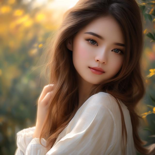 Prompt: a girl portrait heavenly beauty, 128k, 50mm, f/1. 4, high detail, sharp focus, perfect anatomy, highly detailed, detailed and high quality background, oil painting, digital painting, Trending on artstation, UHD, 128K, quality, Big Eyes, artgerm, highest quality stylized character concept masterpiece, award winning digital 3d, hyper-realistic, intricate, 128K, UHD, HDR, image of a gorgeous, beautiful, dirty, highly detailed face, hyper-realistic facial features, cinematic 3D volumetric, illustration by Marc Simonetti, Carne Griffiths, Conrad Roset, 3D anime girl, Full HD render + immense detail + dramatic lighting + well lit + fine | ultra - detailed realism, full body art, lighting, high - quality, engraved, ((photorealistic)), ((hyperrealistic)), ((perfect eyes)), ((perfect skin)), ((perfect hair))