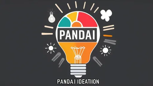 Prompt: a logo about a company idea brainstorming event, featuring a lightbulb to depict idea, with the text  "Pandai Ideathon"