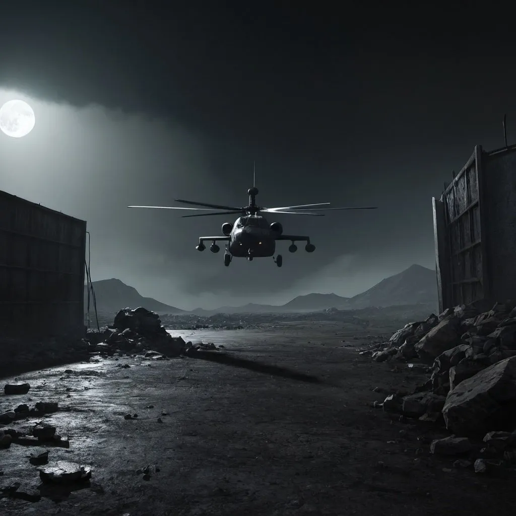 Prompt: create an image for the end of a video short that uses www.hangar81.com and grim dark terrain and says thanks for watching
