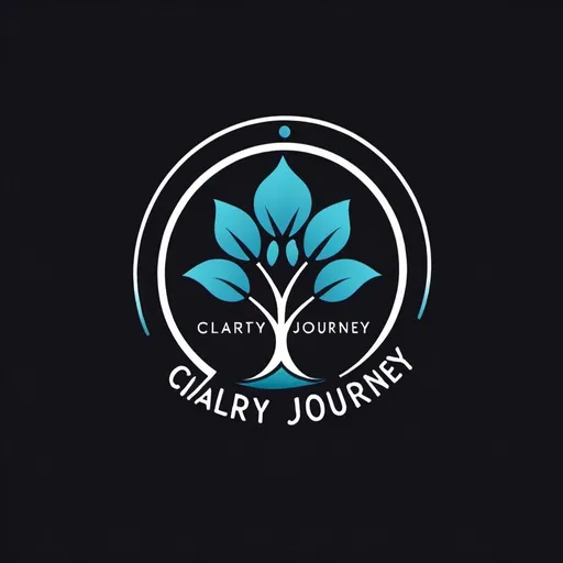 Prompt: a logo for a life coaching company called clarity journey