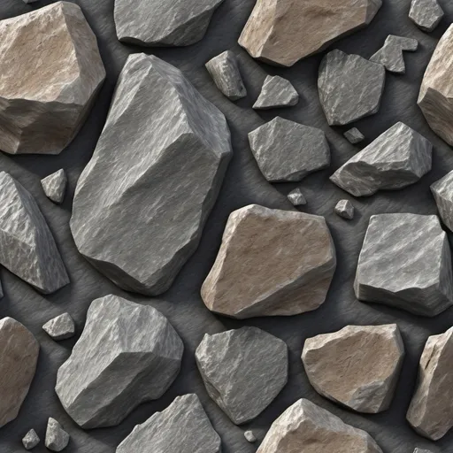 Prompt: seamless nanite rock mix texture