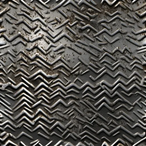 Prompt: seamless rough metal texture