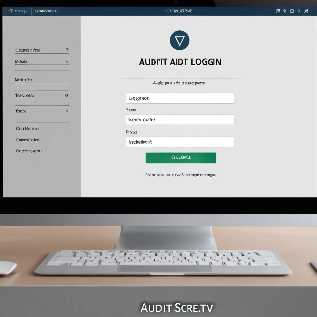 Prompt: audit login screen

