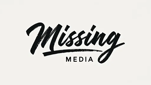 Prompt: (black and white) nameplate for "missing media", (elegant calligraphy), bold strokes, minimalist design, focus on typography, single line layout, (modern aesthetic), emphasis on (beautiful lettering), intricate details, high contrast for visual impact, sleek composition, subtle elegance, refined craftsmanship, (high definition quality), crisp contrasts, striking presentation, professional appearance.