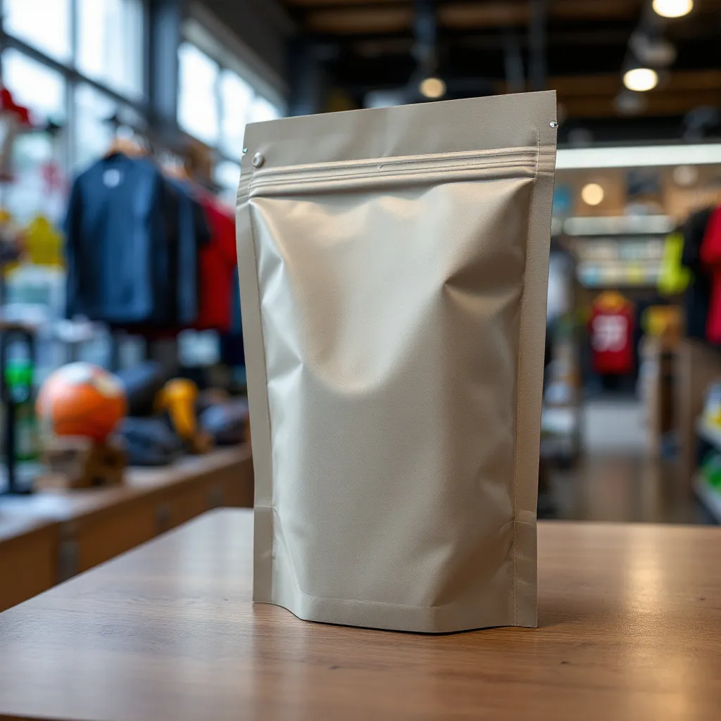 Prompt: Zdjęcie stockowe produktu w sklepie sportowym