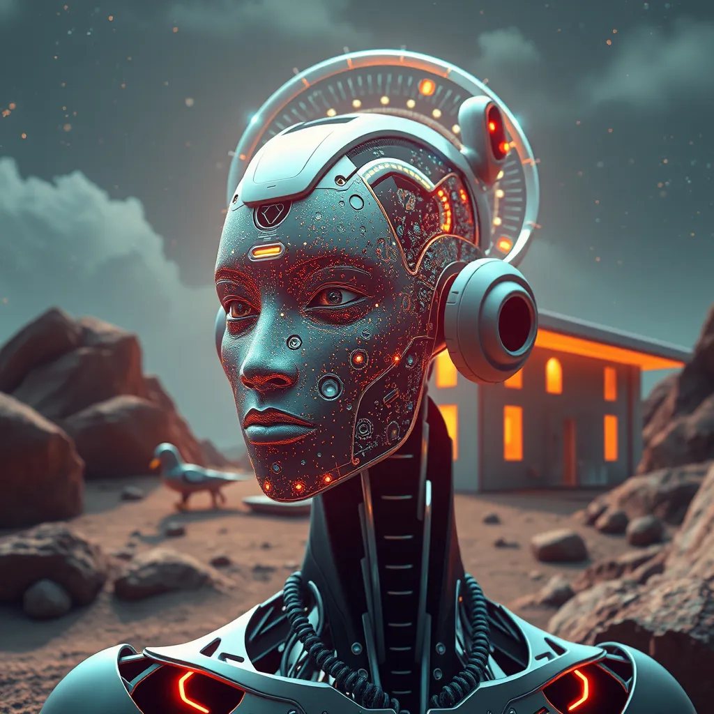 Prompt: A FUTURE TECH HOUSE AFRICAN 
WITH AI ART

