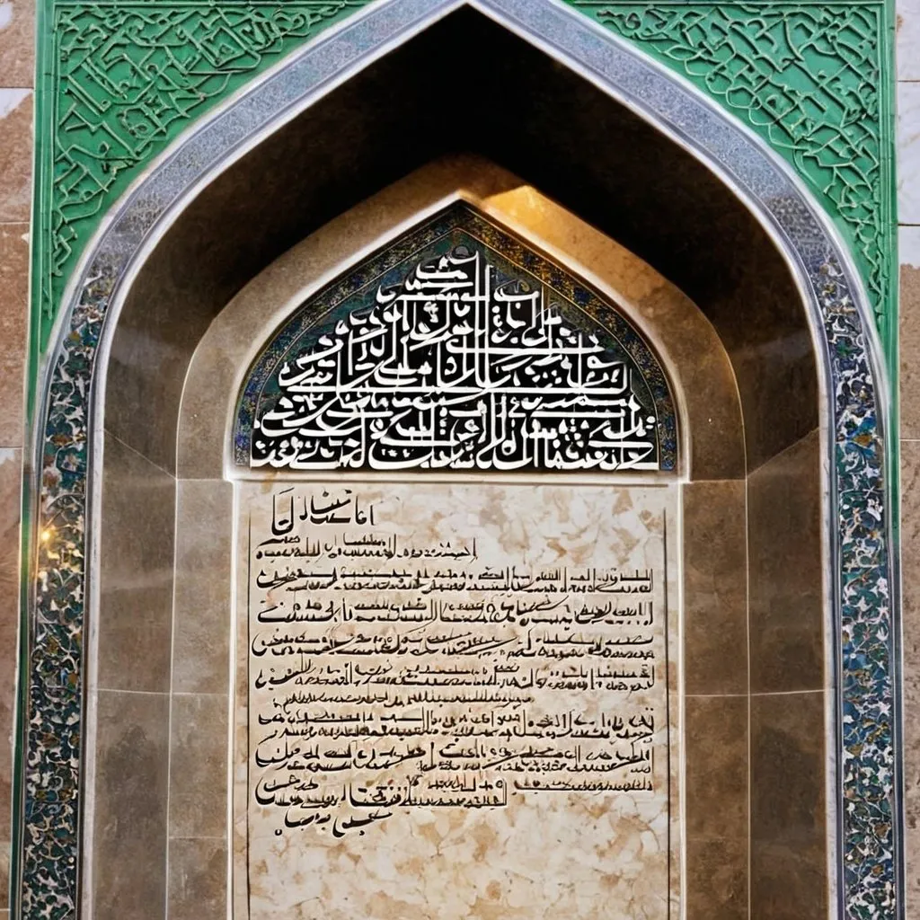 Prompt: Build a tombstone in Iran with the modest characteristics of shayan mahjoob niary, who died on July 3, 1403