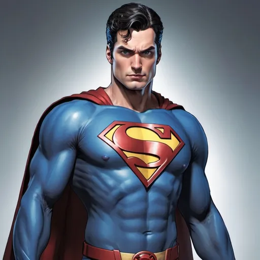 Prompt: Superman as a X-Men character 