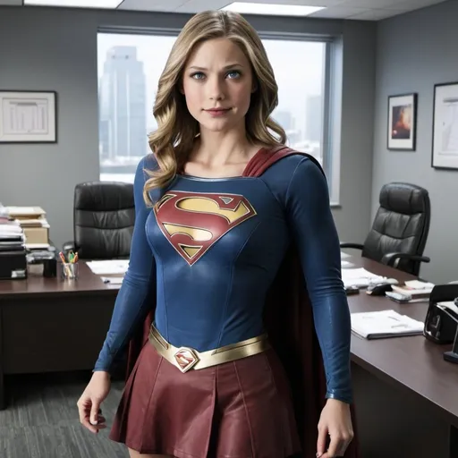 Prompt: Supergirl office 