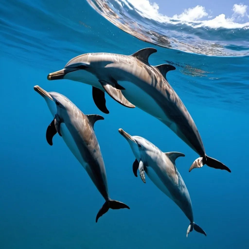 Prompt: ocean dolphins