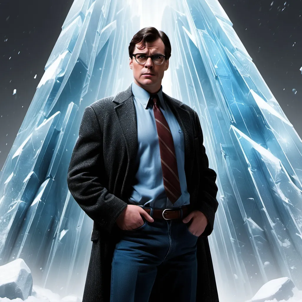 Prompt: fortress of solitude clark kent