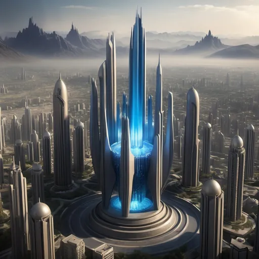 Prompt: kandor city