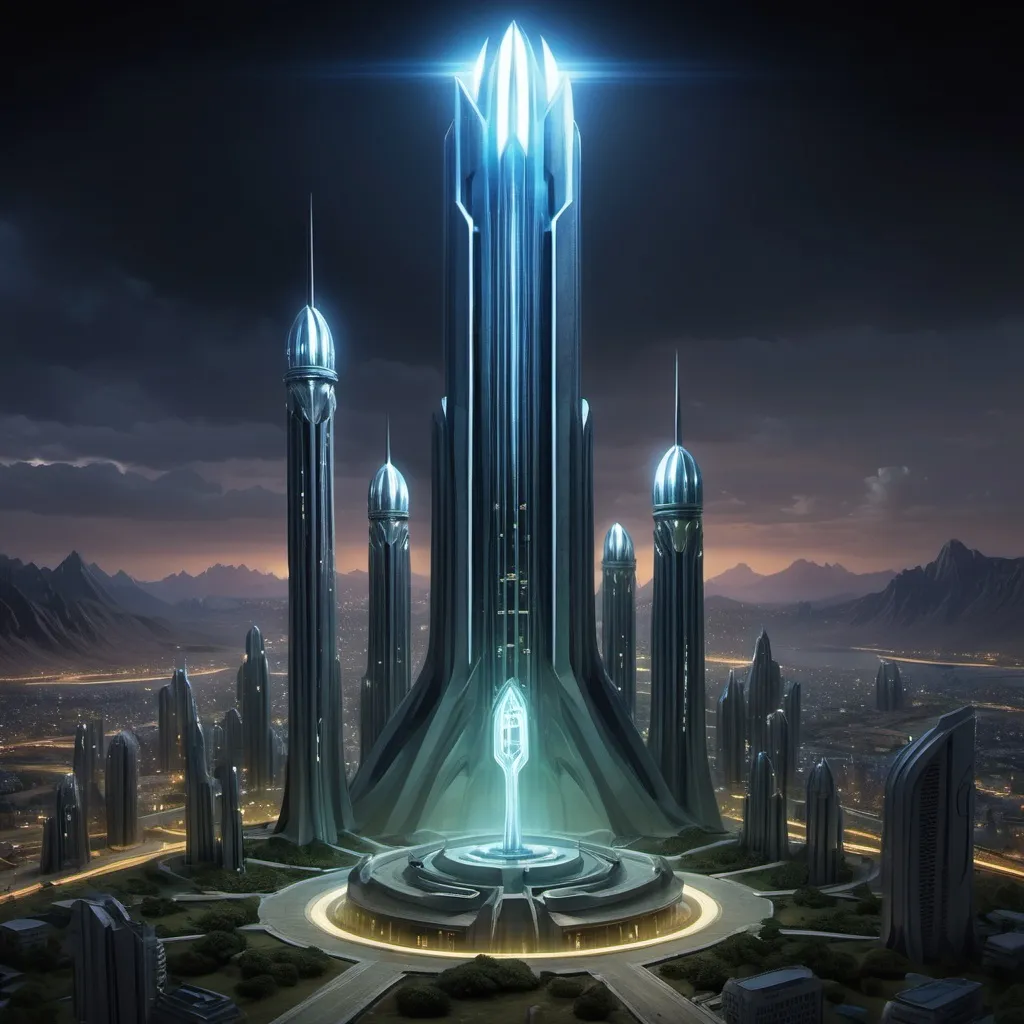 Prompt: kandor city