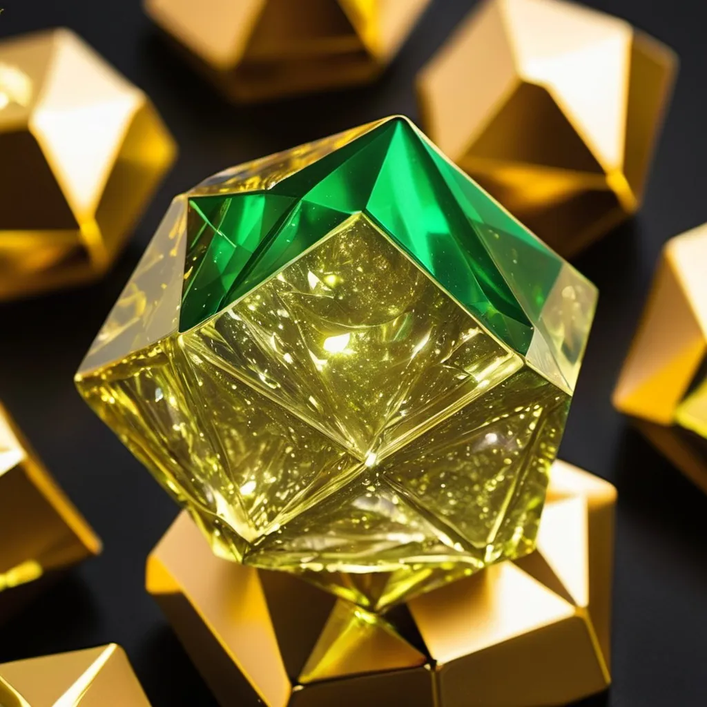 Prompt: kryptonite golden