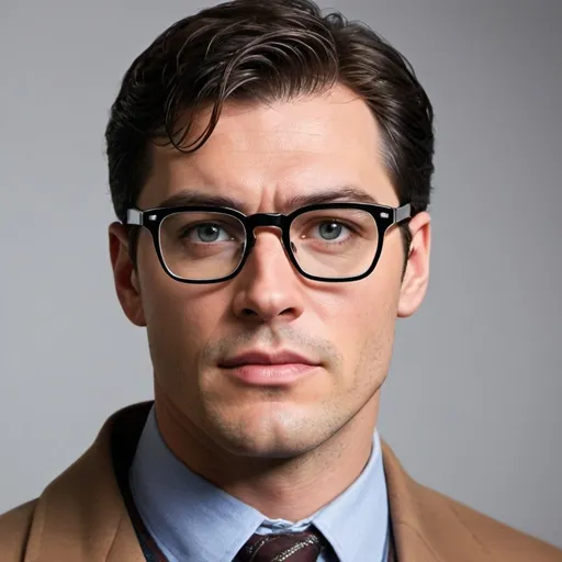 Prompt: futuristic eyeglasses Clark kent