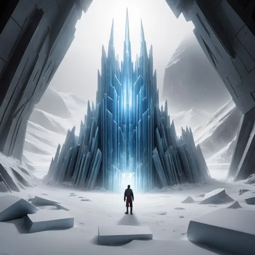 Prompt: fortress of solitude